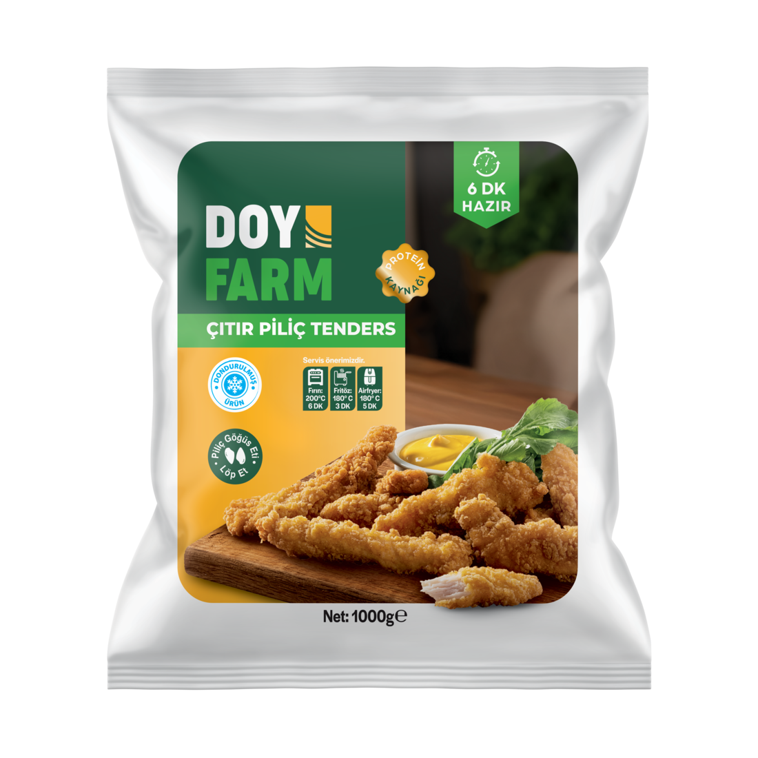 Çıtır Piliç Tenders - 1000 g