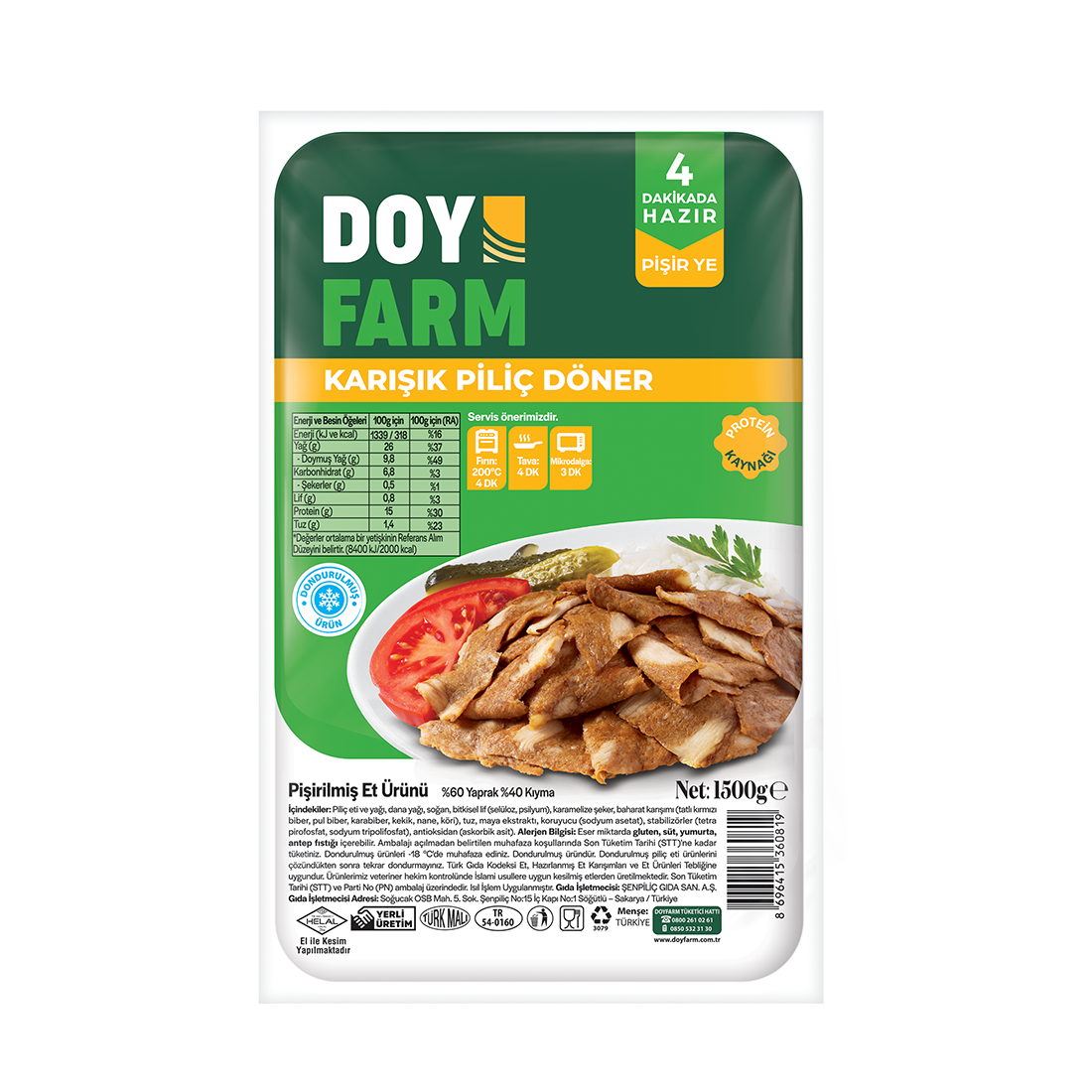 Karışık Döner - 1500 g