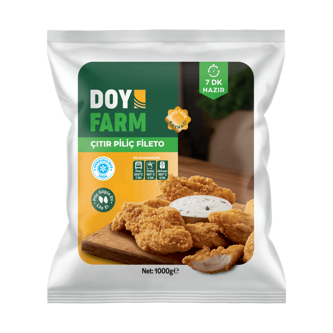 Çıtır Piliç Fileto - 1000 Gr