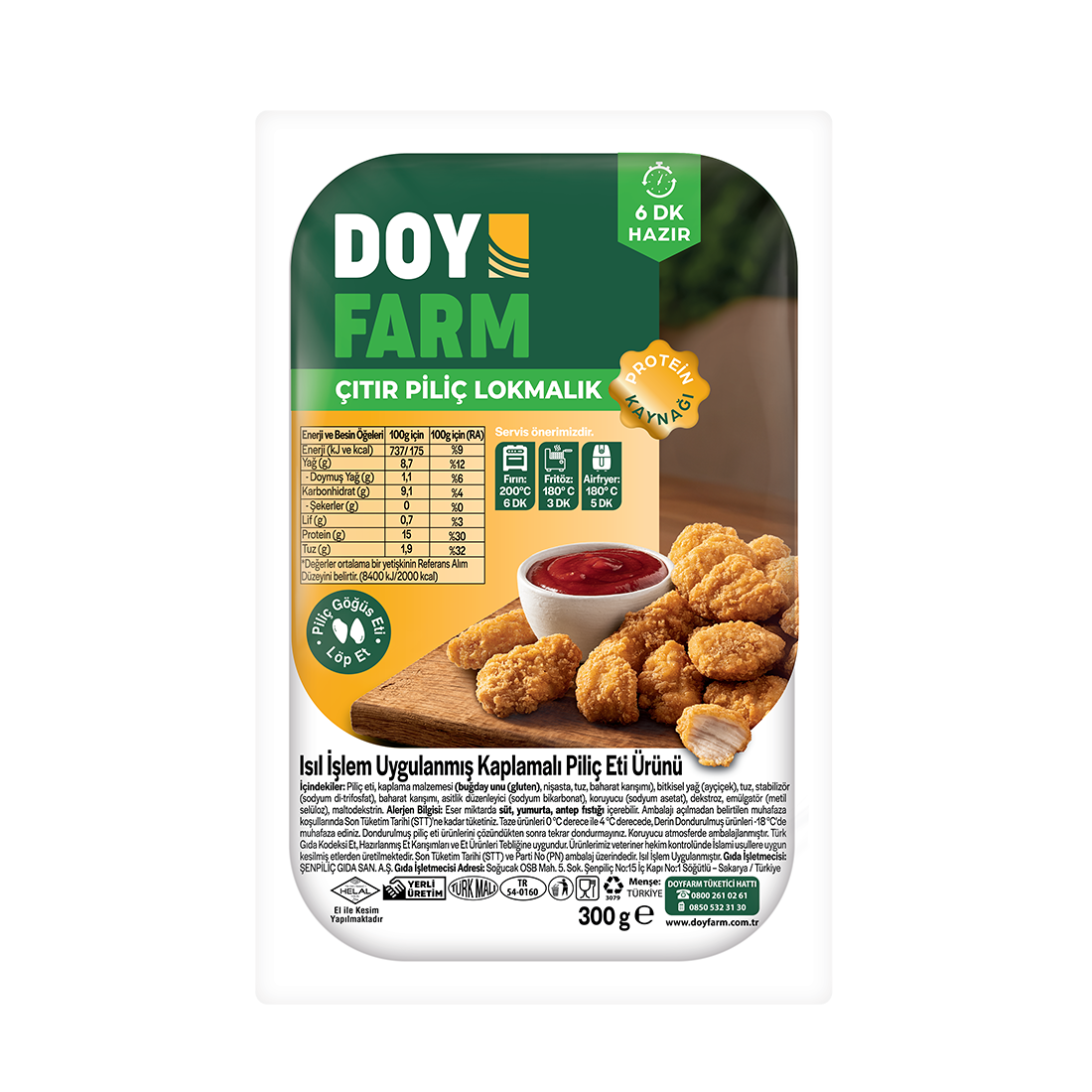 Çıtır Piliç Lokmalık - 300 g